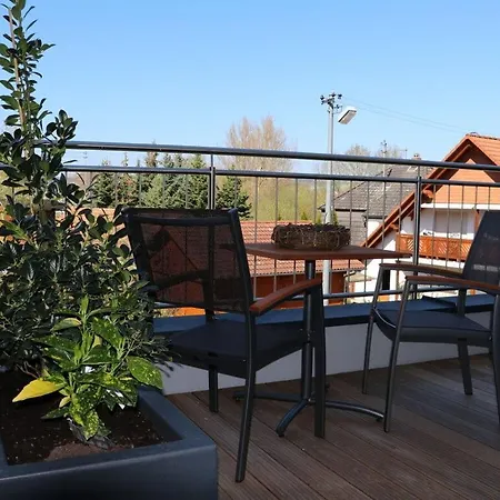 Nyaraló Penthouse Tauberblick Terrace Tauberbischofsheim